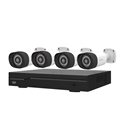 BlueNext 4-road 4 KPOE wired surveillance camera set