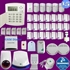 Image de 1 Set 40 Zones LCD Display DIY Install GSM Wireless Home Security Burglar Alarm System