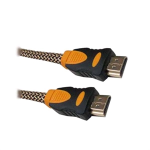 HDMI A male to A male cable with nylon net の画像