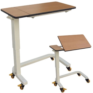 Изображение Tilt Dinning Board Overbed Table Medical Hospital Furniture Height Adjustable