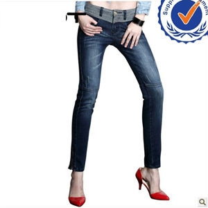 Изображение 2013 new arrival fashion design 100 cotton fashion lady skinny jeans LJ017