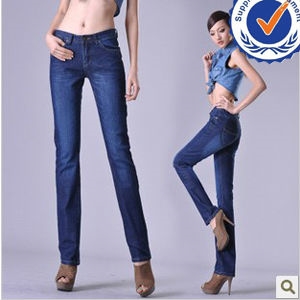 Изображение 2013 new arrival fashion design 100 cotton fashion lady straight jeans LS006