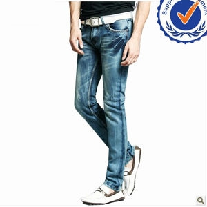 Изображение 2013 new arrival fashion design cotton men skinny jeans welcome OEM and ODM MK020