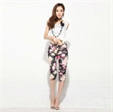 capri jeans pants with flower printing G68
