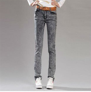 Image de gray colour skinny lady jeans WK010