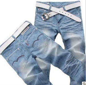 Изображение fashion bleach men jeans FM001