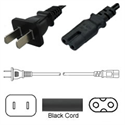 F33019 USA Power Cord GB1002 Male Plug Connector to IEC60320 C7 6 Feet の画像