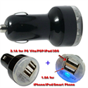 FS00158 2.1A AX3117 Dual USB Car Charger for  PS Vita 3DS iPad iPhone Andorid の画像