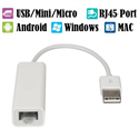 FS07071 USB 2.0 Ethernet Adapter for Super PC Android Mac Macbook Air の画像