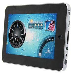 FirstSing FS07016 Tablet PC 7 Inch Android 2.2 VIA 8650 Flash 10.1 720P Camera Silver の画像