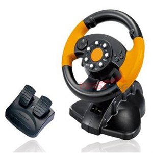Image de FirstSing FS10030 for PS3 PS2 PC 3in1 Wired Steering Wheel with Vibration