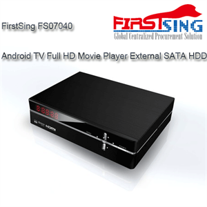 Image de FirstSing FS07040 Android TV Full HD Movie Player External SATA HDD 