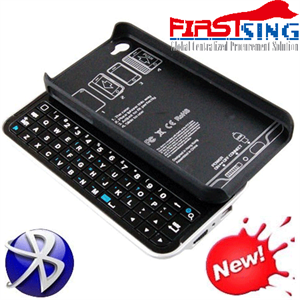 FirstSing FS09229 for Apple iPhone 4 Sliding Bluetooth Keyboard case の画像