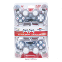 Picture of FirstSing FS10033 USB 2.0 Dual-Controller Vibrating Joypad Gamepad for PC (Transparent White）