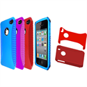 Image de FirstSing FS09239 for iPhone 4S 4G (AT&T) Bi-Layered Protector Case with Side Grip
