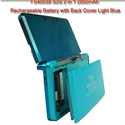FirstSing FS40039 for  3DS 2 in 1 2850mAh Rechargeable Battery with Back Cover Light Blue の画像
