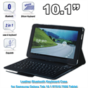 Изображение China FirstSing FS35009 Leather Bluetooth Keyboard Case for Samsung Galaxy Tab 10.1 P7510 7500 Tablet