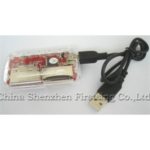 Picture of FirstSing  RC014 Mini USB2.0 To All-in-1 Card Reader