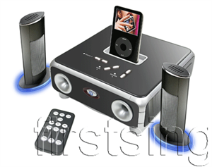 FirstSing  IPOD062  2.1 Hi-Fi Power Stereo Sound System With Remote Control の画像