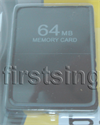 FirstSing  PSX2050 Memory Card 64M For PS2 の画像