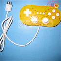 FirstSing FS19204 Transparent Yellow Classic Controller for Wii
