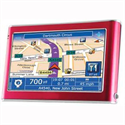 FirstSing FS29003 5inch Car Navigation GPS (silver-gray blue and pink)