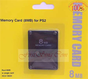 FirstSing PSX2046 8MB Memory Card For PS2 の画像