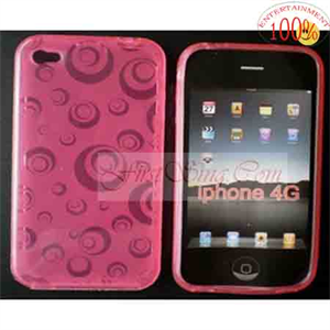 Picture of FirstSing FS09002 for iPhone 4G TPU Case Circle Grain