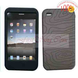 Picture of FirstSing FS09005 for iPhone 4G Silicone Case Wood Grain