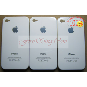 Image de FirstSing FS09021 for Apple iPhone 4G White Crystal Hard Case Cover