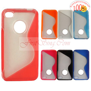 Picture of FirstSing FS09028 TPU Hard Case Cover for iPhone 4G