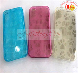 FirstSing FS09030 TPU Soft Silicone Case Cover for iPhone 4G の画像