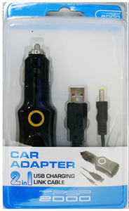 Image de FirstSing FS22060  2in1 Car Adapter for PSP 2000 