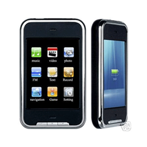 Picture of FirstSing FS08015 2GB MP3 MP4 Player  2.8 Touch Screen M.SD  Slot  DV Camera  (TFT  Screen)