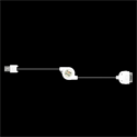 FirstSing FS21069 Retractable USB Synch Cable for iPhone 3G  iPhone/NANO3/Classic/Touch