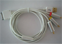 FirstSing FS21084 AV Cable USB Charger/Data Transfer for iPhone 3G iPhone iPod の画像