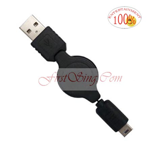 Image de FirstSing FS25034 Retractable USB Charging Cable for NDSi