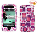 Image de FirstSing FS21112 Pink Patterns Design Phone Protector Case for iPhone 3G 2nd Generation