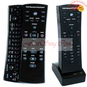 Picture of FirstSing FS18084 3in1 Wireless Keyboard Controller Remote for Playstation 3 PS3