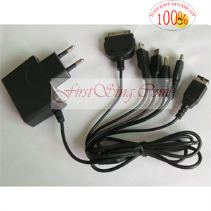 FirstSing FS25054 12 in1 AC Power Adaptor for PS3 Controller/3DS/NDSi XL/NDSi/NDSL/NDS/GBA/PSP/MP3/MP4/iPOD/iPhone/iPad の画像
