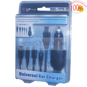Изображение FirstSing FS25089 5 in 1 Car Charger for NDSi/NDS/NDSL/PSP/USB