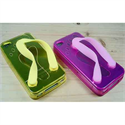 Изображение FS09243 Flip-flop Slippers TPU Case for iPhone 4S 4G