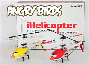 FS09321 Angry Birds iHelicopter for iPhone 5 iPad3 iPod iTouch Android Toy Airplane