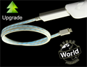 FS09323 SYNC El Light Charge Cable USB for iPhone 5 iPad Mini iPad4 iPod touch iPod Nano の画像