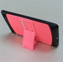 FS00306 Soft TPU Hard Back Kickstand Hybrid Gummy Cover Case for iPad mini