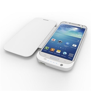 Firstsing 3200Mah External Backup Battery Power Charger Flip Case for Samsung Galaxy S4 i9500