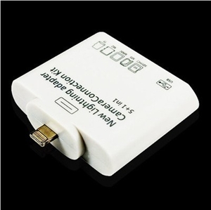 Firstsing 5 in 1 New Lighting Adapter Connection Kit for Ipad Mini and Ipad 4 の画像