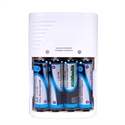 Picture of AAA 9V AA Battery Charger with 4 AA Rechargeable Batteries Firstsing