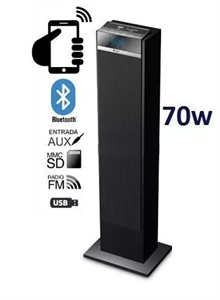 Sound bar Bluetooth Speaker 70w Mult Function FM SD Bivolt Firstsing