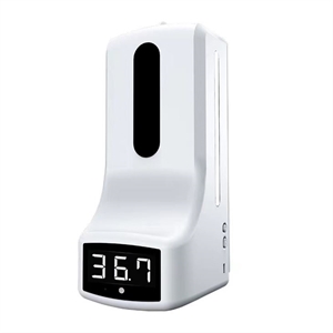 Infrared Thermometer with Automatic Sanitizer Dispenser の画像